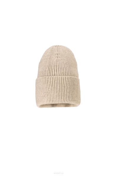 Czapka Zimowa Beanie Unisex Beżowa – Ciepła i Stylowa Ochrona na Zimowe Dni